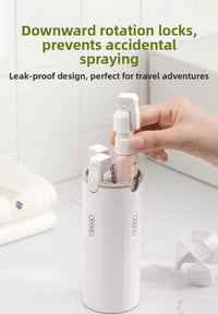 Kit de Voyage 4 en 1 — Flacons Rechargeables Anti-Fuite