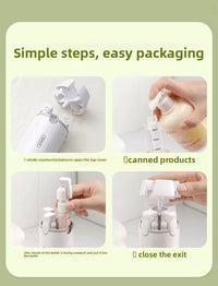 Kit de Voyage 4 en 1 — Flacons Rechargeables Anti-Fuite